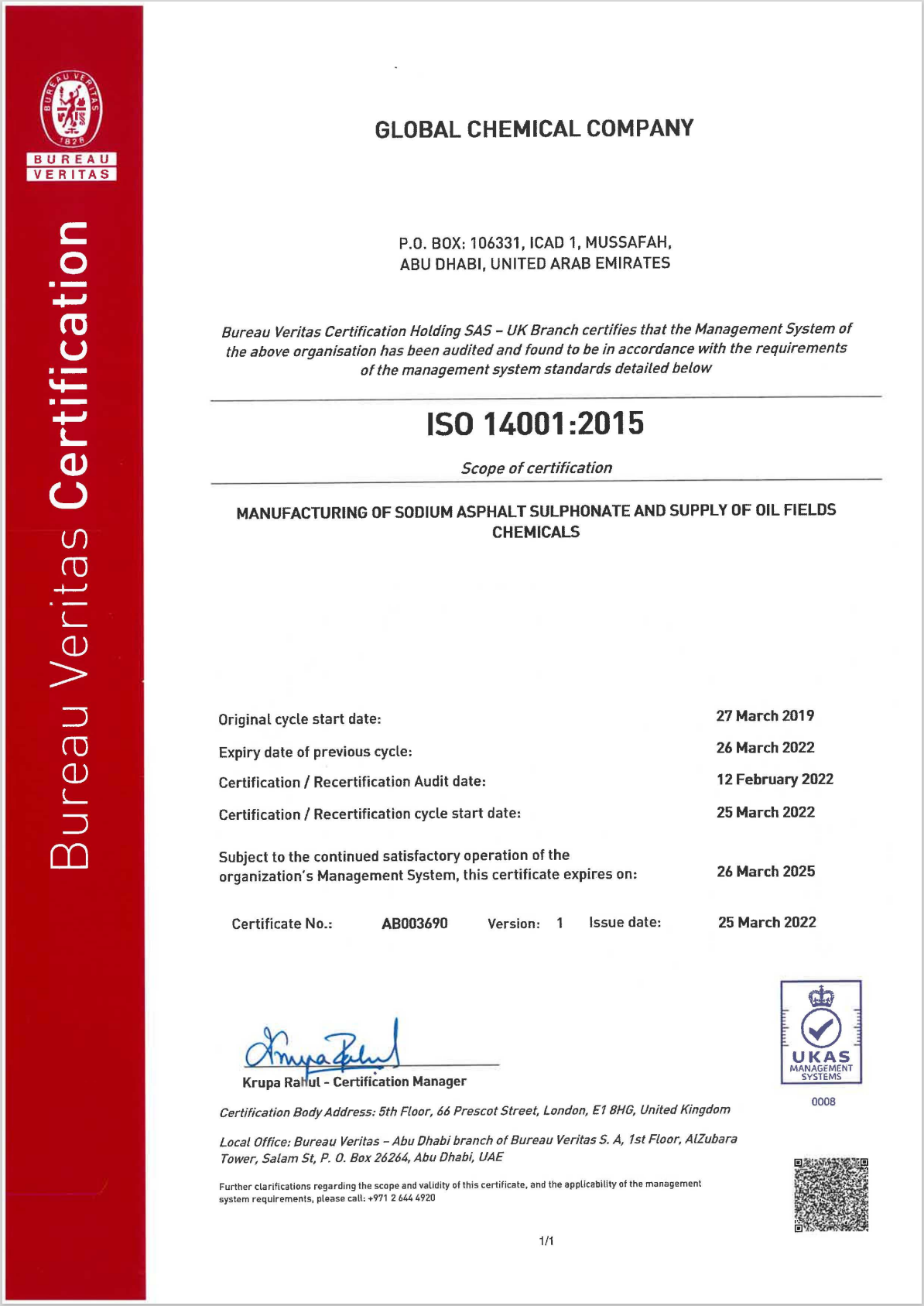 ISO 14001:2015