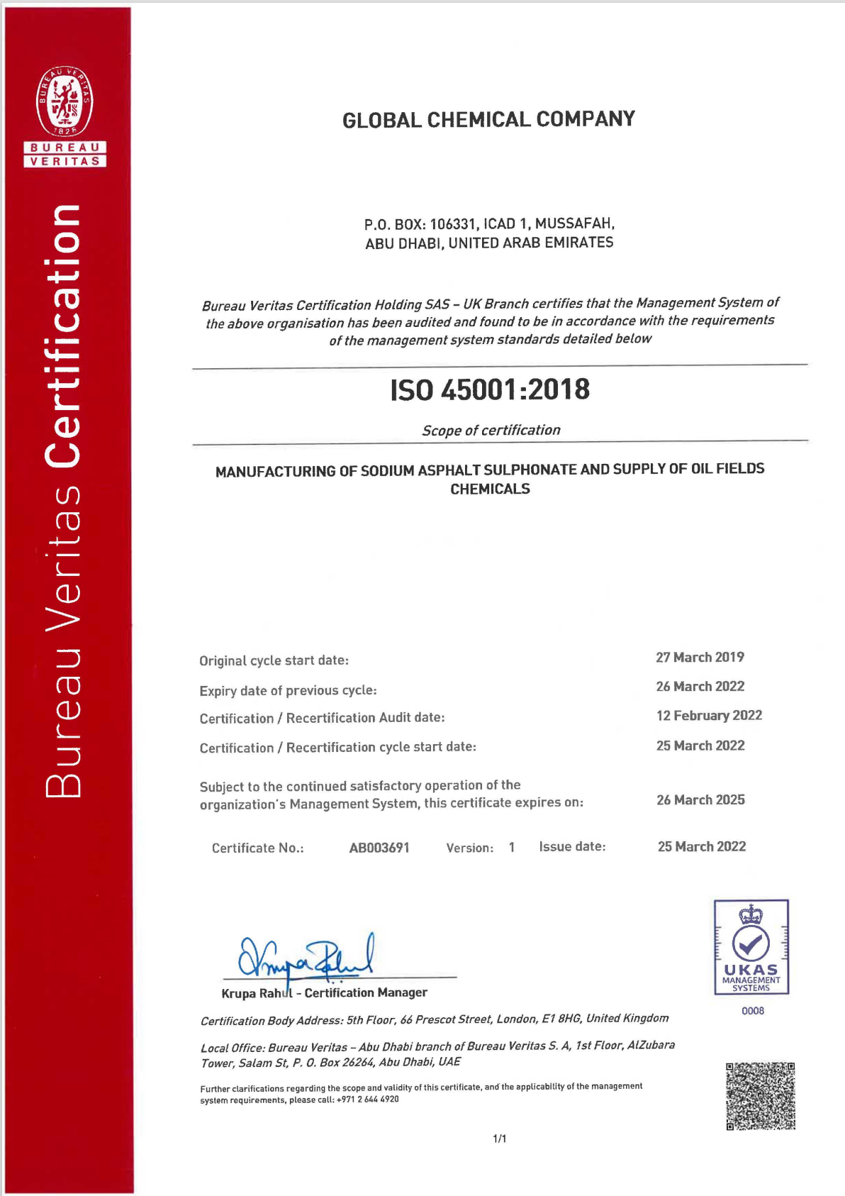 ISO 45001:2018