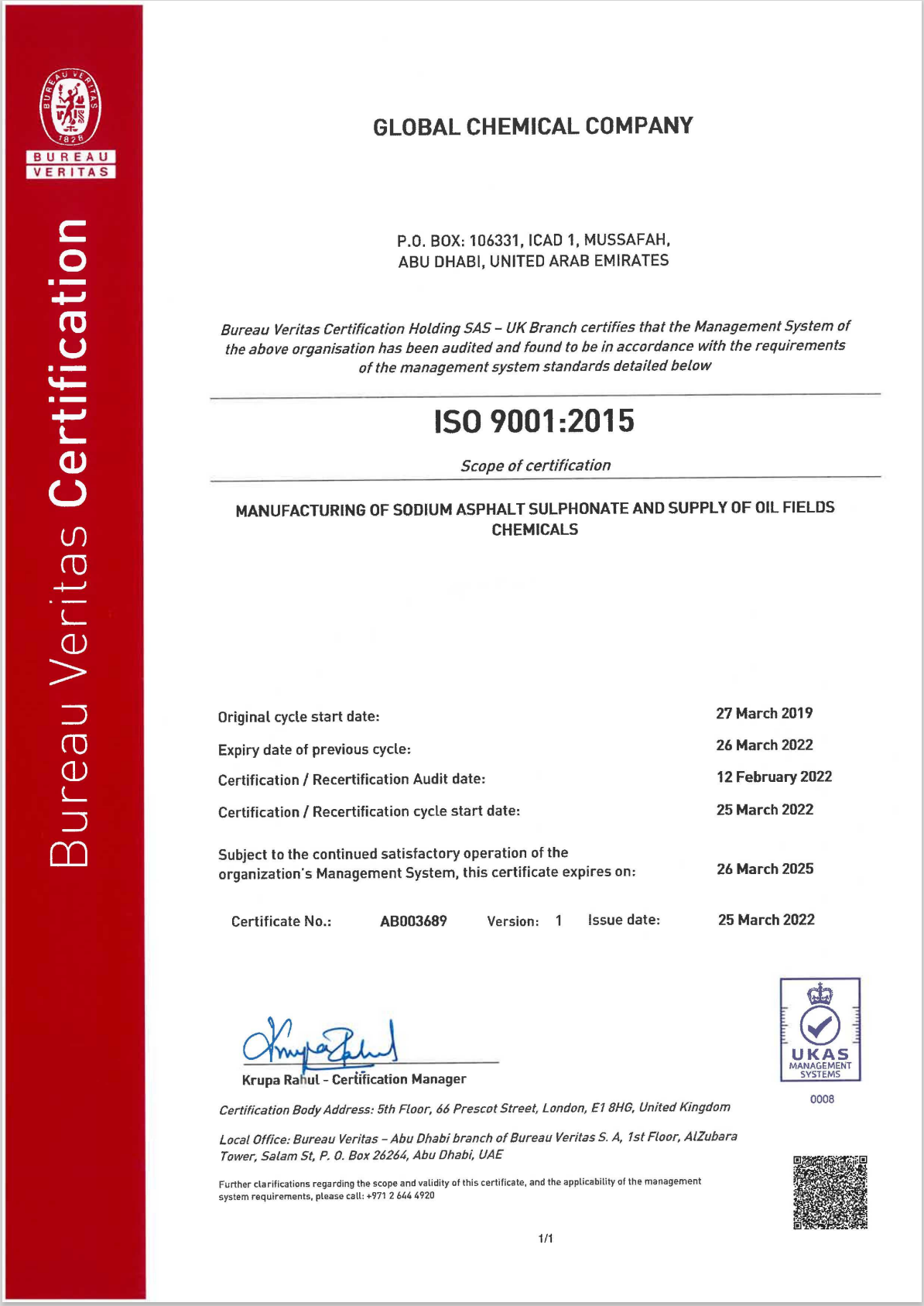 ISO 9001:2015